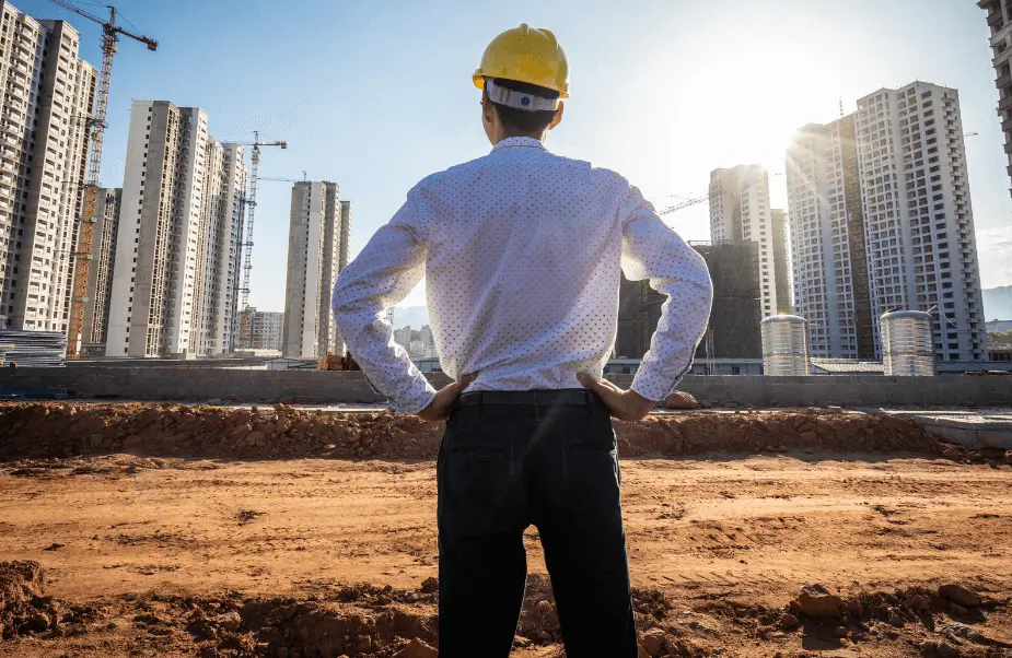 construction-employee-site Employee staring at construction site