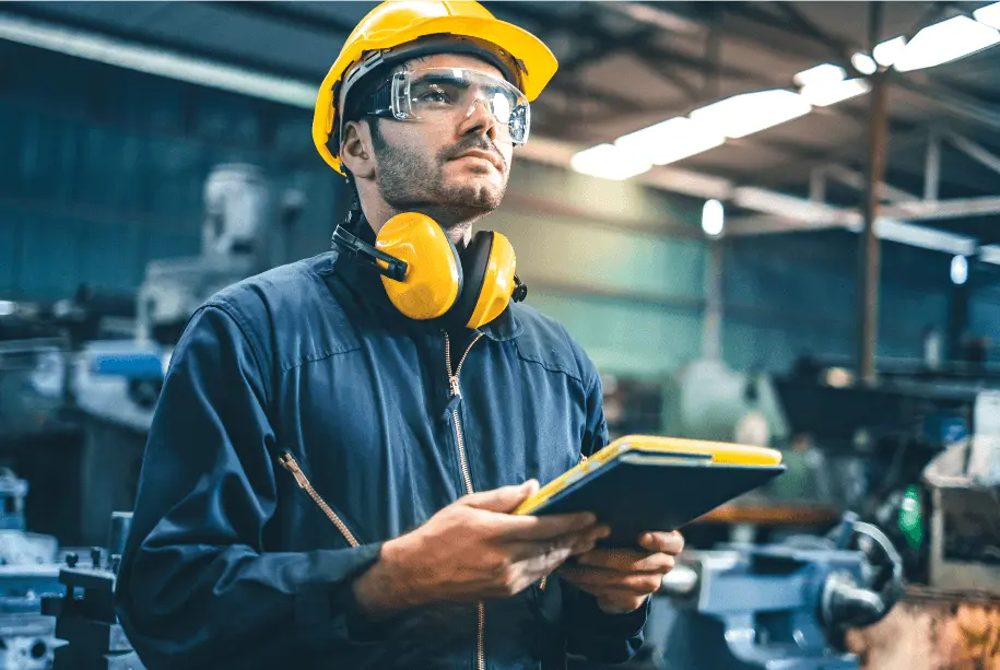 Light industry worker